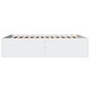 vidaXL Sengeramme hvit 140x200 cm konstruert tre