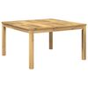 vidaXL Kaffebord LAREN Hvitvasket 80 x 80,5 x 45 cm Solid akasietre