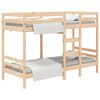 vidaXL K&oslash;yeseng uten madrass 90x200 cm heltre furu
