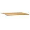 vidaXL Uttrekkbar markise Flerfarget 600 &times; 350 cm