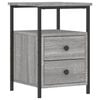 vidaXL Nattbord sonoma eik 34x35,5x50 cm konstruert tre