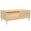 vidaXL Salongbord sonoma eik 90x50x36,5 cm konstruert tre