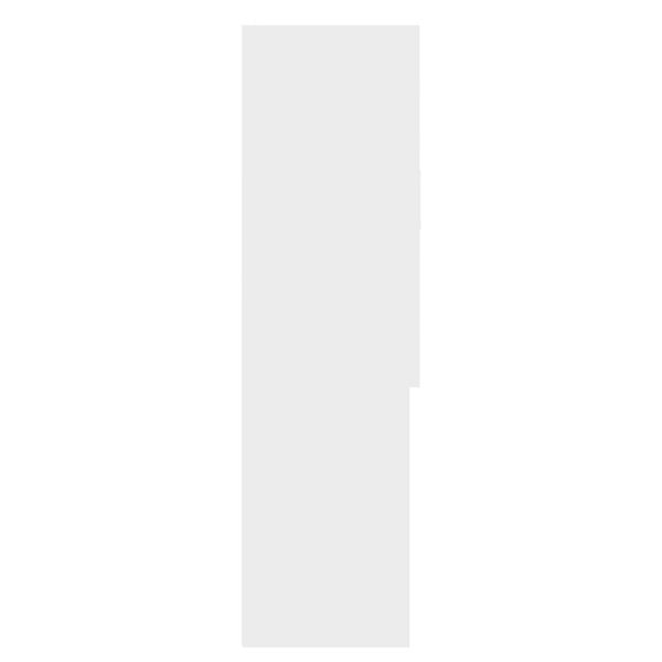 vidaXL Vaskemaskinskap hvit 70,5x25,5x90 cm