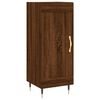 vidaXL Skjenk brun eik 34,5x34x90 cm konstruert tre