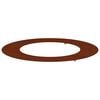 vidaXL passende for Flat Tre Ring Brun &Oslash;50 / 80 cm Cortenst&aring;l