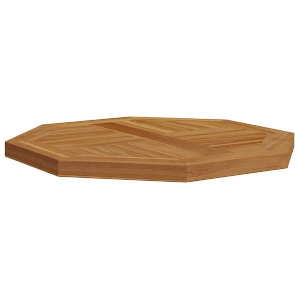 vidaXL Bordplate 50x50x2,5 cm &aring;ttekantet heltre teak