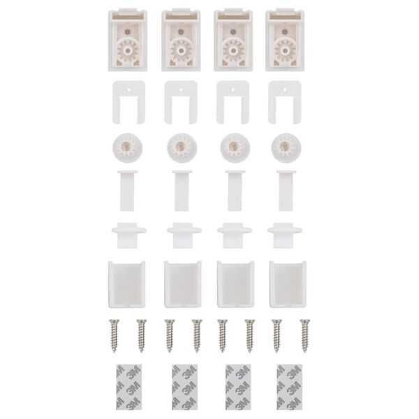 vidaXL Rullegardinbeslag 36 stk