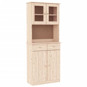 vidaXL Highboard ALTA 77x35x188 cm heltre furu