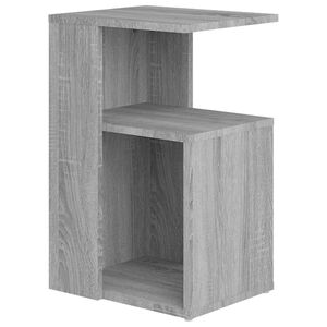 vidaXL Sidebord gr&aring; sonoma 36x30x56 cm konstruert tre