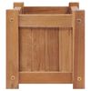 vidaXL Høybed 50x25x25 cm heltre teak