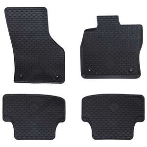 vidaXL Bilmatte 4 pcs Svart passer til Audi A3 2012-2020 Gummi