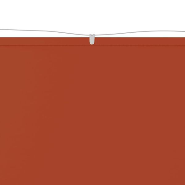 vidaXL Vertikal markise terrakotta 180x1200 cm oxfordstoff
