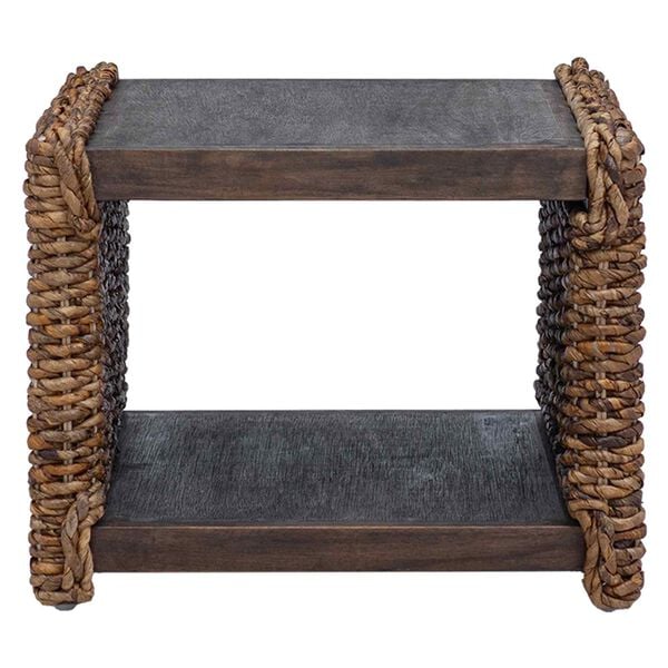 vidaXL Sidetabell Naturlig 45 x 45 x 45 cm Massiv Mahogni Tre