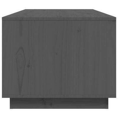 vidaXL Salongbord grå 100x50x41 cm heltre furu
