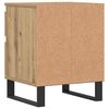 vidaXL Nattbord 2 stk artisan eik 40x35x50 cm konstruert tre