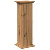 vidaXL Pidestall med oppbevaring artisan eik 31x30x90cm konstruert tre