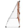 vidaXL Fotballm&aring;l for barn med m&aring;lmatte og ball 182x62x118 cm