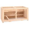 vidaXL Hamsterbur 104x52x54 cm heltre gran