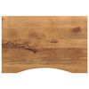 vidaXL Skrivebordsplate med kurve 100x50x2,5 cm heltre grovt mangotre