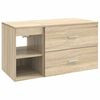 vidaXL Baderomsinnredningssett 2 pcs Sonoma eik Konstruert tre
