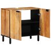 vidaXL Baderomsvaskeskap Brun 62 x 33 x 58 cm Massiv mango tre