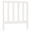 vidaXL Sengegavl hvit 95x4x100 cm heltre furu
