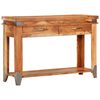 vidaXL Konsollbord 110x34x74 cm heltre akasie