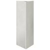 vidaXL Plantekasse 30x26x75 cm rustfritt st&aring;l