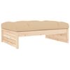 vidaXL Hagefotskammel 120x80 cm heltre furu