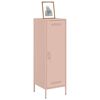 vidaXL Highboard rosa 36x39x113 cm st&aring;l