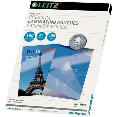Leitz Lamineringslommer ILAM 100 mikroner A4 100 stk