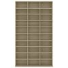vidaXL CD-hylle sonoma eik 102x23x177,5 cm konstruert tre