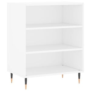 vidaXL Skjenk hvit 57x35x70 cm konstruert tre