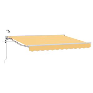 vidaXL Elektrisk Utrekkbar Markise sand 4,5 &times; 3,5 m