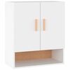 vidaXL Veggskap hvit 60x31x70 cm konstruert tre