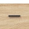 vidaXL Highboard sonoma eik 69,5x34x180 cm konstruert tre