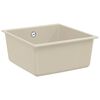 vidaXL Vask Beige 430 x 460 mm 80% kvarts og 20% harpiks