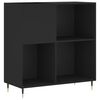 vidaXL Hifi-benk svart 84,5x38x89 cm konstruert tre