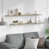 vidaXL Vegghyller 2 stk sonoma eik 115x9x3 cm