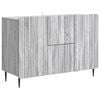 vidaXL Serviesskap Gr&aring; sonoma 89 x 34,5 x 62 cm Konstruert tre
