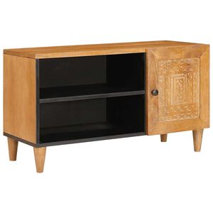 vidaXL TV Enheter med hylle Lys Brun 80 x 33 x 46 cm Konstruert tre