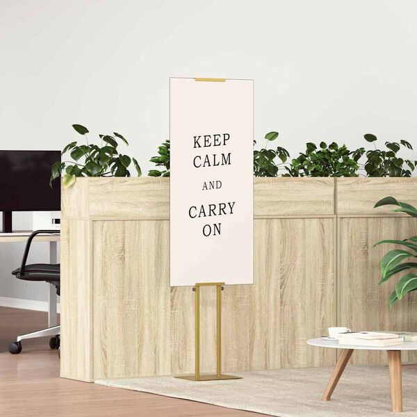 vidaXL Messe Utstillinger 2 pcs Gull 30 x 24 x 214 cm St&aring;l