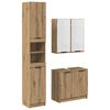 vidaXL Baderomsskapsett 3 stk. Artisan Eik 32 x 34 x 188,5 cm