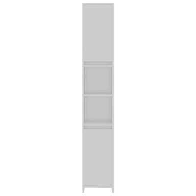 vidaXL Baderomsskap hvit 30x30x183,5 cm sponplate