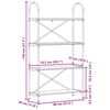 vidaXL Bokhylle Gammelt tre 80 x 30 x 146 cm Konstruert tre