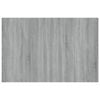 vidaXL Sengegavl grå sonoma 120x1,5x80 cm konstruert tre
