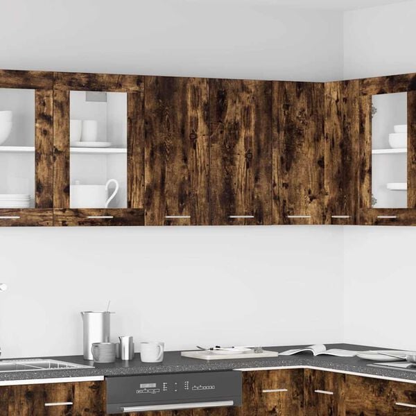 vidaXL Skap "Lyon" r&oslash;kt eik 60x31x60 cm konstruert tre