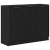 vidaXL Serviesskap Svart Eik 90,5 x 30 x 70 cm Konstruert tre
