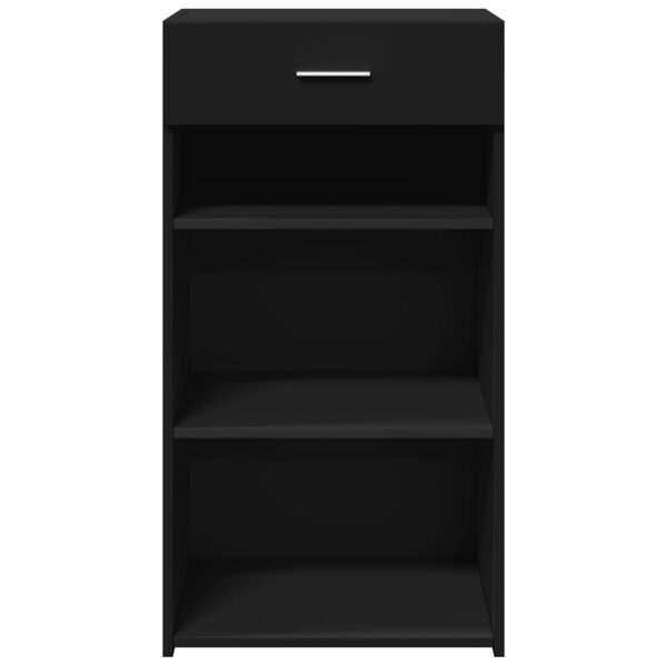 vidaXL Skjenk svart 50x42,5x93 cm konstruert tre