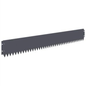 vidaXL Gjerdekant 30 pcs 103 x 15 cm St&aring;l Antrasitt